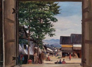 From A Gate In Kyoto, Japan — Marianne North