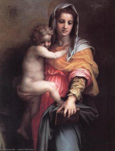 Madonna Delle Arpie (dettaglio) — Andrea Del Sarto