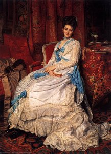 Portrait Of Marquesa De Manzanedo — Ζαν Λουί Ερνέστ Μεσονιέρ