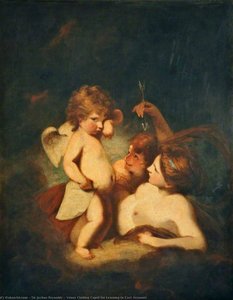 Venus Reprendiendo A Cupido Por Aprender A Llevar Cuentas — Sir Joshua Reynolds