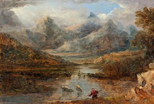 View Of Snowdon From Capel Curig — Benjamin Barker Ii
