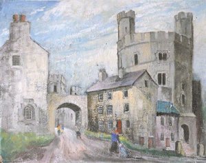 View Of A Castle And A Gateway — Claude Price