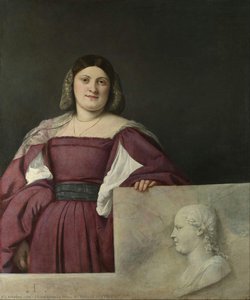 Porträt Einer Dame — Tizian Ramsay Peale Ii