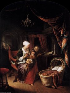 The Young Mother — Gerrit Dou