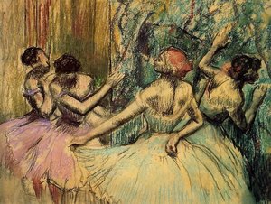 Dansatori În Culisele 1 — Hilaire-germain-edgar Degas