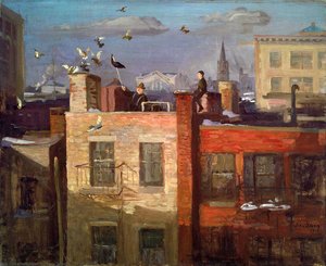 Pigeons — John French Sloan