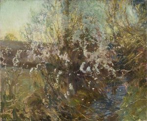 Le Printemps Dans Une Vallée De Cornouailles — Sir Alfred James Munnings