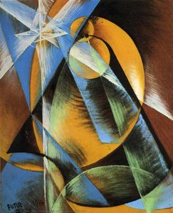 Planet Mercury Passing In Front Of The Sun — Giacomo Balla