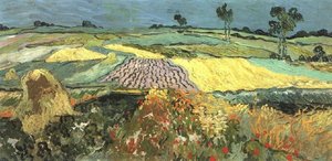Wheat Fields Near Auvers — Vincent Willem Van Gogh