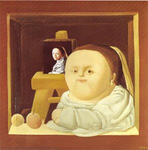 L'étude De Vermeer — Fernando Botero