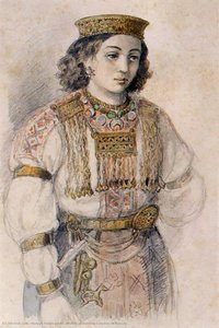 Sketch Of Burning Corpses Of Russes — Henryk Siemiradzki