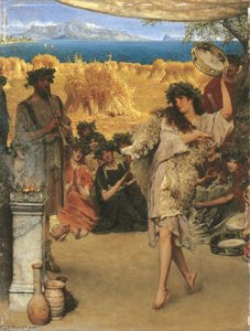 A Harvest Festival — Edward William Stott