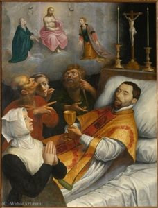 Pastor Robert Hubar On His Deathbed — Marten Pepijn
