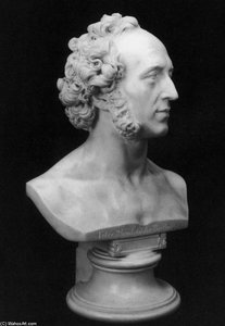 Bust Of Felix Mendelssohn-bartholdy — Ernest Friedrich August Rietschel