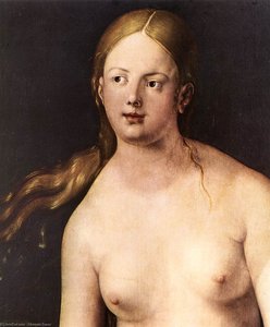 Eva (detail) — Albrecht Dürer