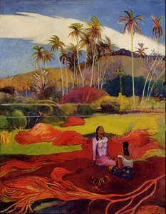 Tahitian Femmes Sous Les Palmiers — Eugène Henri Paul Gauguin