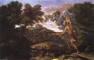 Landscape With Diana And Orion — Nicolas Poussin