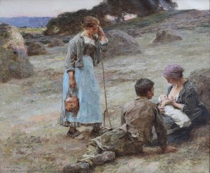 The Baby’s Hour — Léon Augustin L'hermitte
