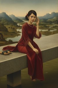 The Sfumato Of Solitude: Crimson Reverie Upon The Serpentine Vale — Jacques Villedieu