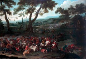 Dutch Battle Scene — Adam Frans Van Der Meulen