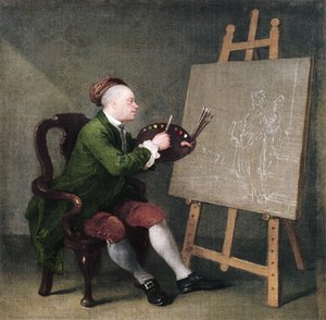 Self Portrait — Вільям Хоґарт