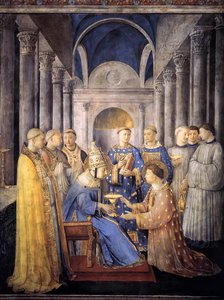 "st Peter Consacrates St Lawrence As Deacon (cappella Niccolina, Palazzi Pontifici, Vatican)" -> "sankt Peters Konsekration Av Sankt Laurentius Som Diakon (cappella Niccolina, Palazzi Pontifici, Vatikan)" — Fra Angelico