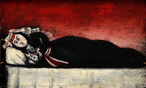 Georgian Woman On A Couch — Niko Pirosmani