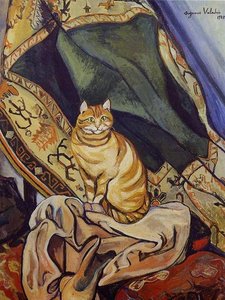 Raminou Sitting On A Cloth — Suzanne Valadon