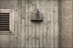 Cement Eclipses — Isaac Cordal