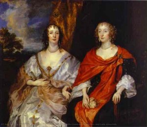 Portrait Of Anna Dalkeith, Countess Of Morton, And Lady Anna Kirk — Sir Anthony Van Dyck