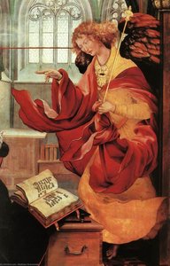 La Anunciación (detalle) — Matthias Grünewald