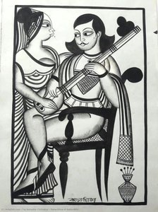 Patachitra Of Babu-bibi — Tej Bahadur Chitrakar