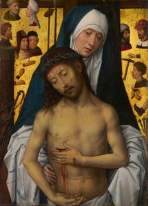 The Man Of Sorrows In The Arms Of The Virgin — Memling, Hans