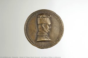 Medal Of Filippo Maria Visconti, 3rd Duke Of Milan\n\nobverse — Pisanello