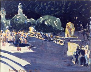 Garden Of The Tuileries, Paris — George Benjamin Luks