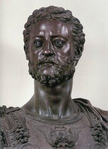 Bust Of Cosimo I (detail) — Benvenuto Cellini