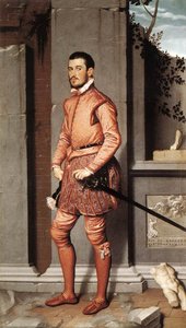 The Gentleman In Pink — Moroni, Giovanni Battista