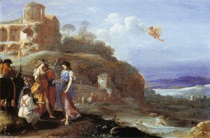 Mercury And Herse — Cornelis Van Poelenburch