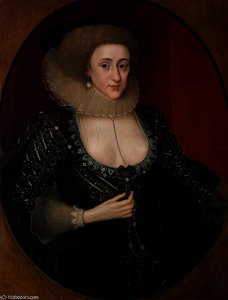 Portrait Of An Unknown Woman — Marcus The Younger Gheeraerts