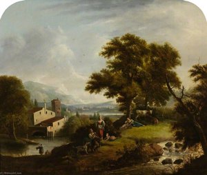 Landscape With A Mill — Francesco Zuccarelli