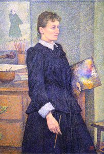 Anna Boch In Her Studio — Theo Van Rysselberghe