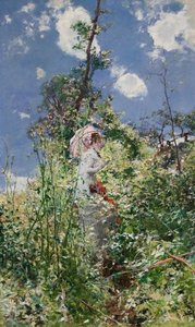 Woman With A Parasol — Giovanni Boldini