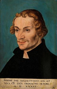 Ritratto Del Riformatore Filippo Melantone — Luca Cranach Il Vecchio