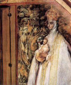 St Ildefonso (detail) — El Greco