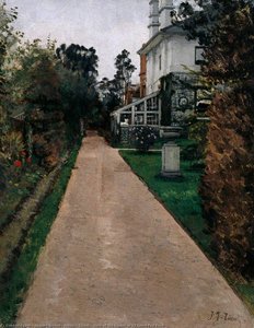 View Of The Garden At 17 Grove End Road — Jacques Joseph (james ) Tissot