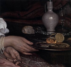 Young Lady At Breakfast (detail) — Eglon Hendrik Van Der Neer