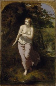 Musidora Bathing — Arthur Hughes