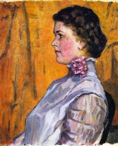 Portrait Of A Girl — Vasily Ivanovich Surikov