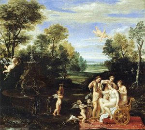 Paesaggio Con Il Bagno Di Venere — Annibale Carracci