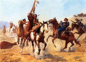 The Silenced War Whoop — Charles Schreyvogel